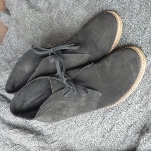 J.Crew black wedge booties, US Size 9
